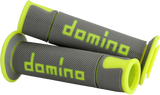 Domino Racing A45041C5052B7-0 Domino Racing A450 Road Racing Grips Grey/Flo Yellow Pair A45041C5052B7-0
