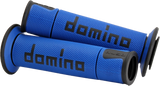 Domino Racing A45041C4048B7-0 Domino Racing A450 Road Racing Grips Blue/Black Pair A45041C4048B7-0
