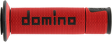 Domino Racing A45041C4042B7-0 Domino Racing A450 Road Racing Grips Red/Black Pair A45041C4042B7-0