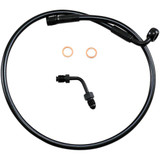 MAGNUM SHIELDING SBB150227 Magnum Shielding Brake Line - Upper With Adapter - Black Sbb1502-27