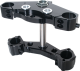 Hawg Halters Inc 49FLAX23 Hawg Halters Inc 6 Deg Raked Tree Set 23" Wheel Black Flt 14-Up 49Mm 49Flax23