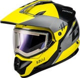 Gmax Gm-11S Ronin Snow Helmet W/ Elec Shld Yellow/Slvr/Grey Xs A41151193