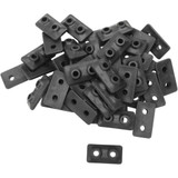 FAST-TRAC 51048 Fast-Trac Extra Large Backer Plates - Black - Twin - 48 Pack 510-48
