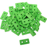 Fast-Trac Extra Large Backer Plates - Green - Twin - 48 Pack 512-48