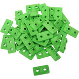 FAST-TRAC 51248 Fast-Trac Extra Large Backer Plates - Green - Twin - 48 Pack 512-48