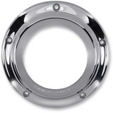 BARNETT 3433043015 Barnett Derby Cover - Chrome/Clear - '15-'23 Touring - For Narrow Primary 343-30-43015