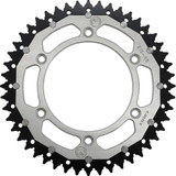MOOSE RACING 12102104811X Moose Racing Dual Sprocket - Silver - 48 Tooth 1210-210-48-11X