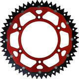 MOOSE RACING 12102105213X Moose Racing Dual Sprocket - Red - 52 Tooth 1210-210-52-13X