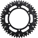 MOOSE RACING 12102514810X Moose Racing Dual Sprocket - Black - 48 Tooth 1210-251-48-10X