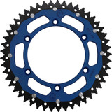 MOOSE RACING 12102514912X Moose Racing Dual Sprocket - Blue - 49 Tooth 1210-251-49-12X