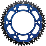 MOOSE RACING 12102515112X Moose Racing Dual Sprocket - Blue - 51 Tooth 1210-251-51-12X