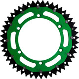 MOOSE RACING 12104604815X Moose Racing Dual Sprocket - Green - 48 Tooth 1210-460-48-15X
