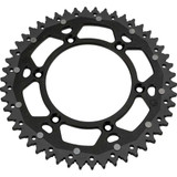 MOOSE RACING 12104605010X Moose Racing Dual Sprocket - Black - 50 Tooth 1210-460-50-10X