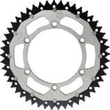 MOOSE RACING 12108084911X Moose Racing Dual Sprocket - Silver - 49 Tooth 1210-808-49-11X