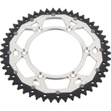 MOOSE RACING 12108225011X Moose Racing Dual Sprocket - Silver - 50 Tooth 1210-822-50-11X