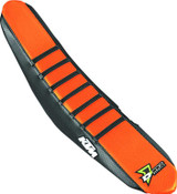 D-Cor 30-30-206 D-Cor Seat Cover Black/Orange W/Ribs 30-30-206