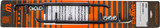Woodys 8" Carbide Runners S-D Blow Molded Skis Wsd-9350