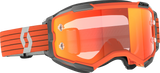SCOTT 272828-1011280 Scott Fury Goggle Orange/Grey Orange Chrome Works 272828-1011280