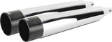 Tbr Comp S Slip-On Touring Tc Chrome W/Blk Aluminum End Cap 005-4380499D