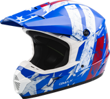 Gmax Mx-46 Patriot Off-Road Helmet Red/White/Blue Md D3465045