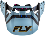 Fly Racing 73-4344 Fly Racing Formula Cc Tektonic Visor Matte Blk/Slate/Blu Md/Lg 73-4344