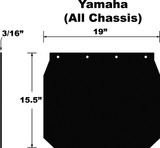 Pdp SF-YAMPB Pdp Snowflap Yamaha All Models 98-16 Sf-Yampb