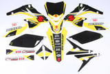 D-Cor 20-40-250 D-Cor Suzuki Raceline Graphics Complete Kit Black 20-40-250