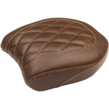 Mustang Passenger Seat - Diamond - Brown - Fat Bob 75044