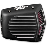 K & N RK3950 K & N Street Metal Air Intake Kit - Shaker - Black - Twin Cam Rk-3950
