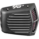 K & N RK3955 K & N Street Metal Air Intake Kit - Shaker - Black - M8 Rk-3955