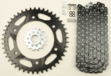 VORTEX CK6335 Vortex Sprocket/Chain Kit Stl/Alu 15/45T Blk Rx3 520-108L Blk Ck6335