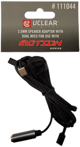 Uclear 3.5Mm Speaker Adaptor W/Dual Mics For Use With Motion Serie 111044