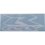 FACTORY EFFEX 1794416 Factory Effex Gsx-R Decal - White - 12" 17-94416