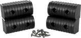 Caliber Bunk Wrap End Cap Kit 2X4 4/Pack W/ Hardware Black 23051-Bk