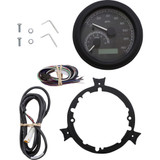 Dakota Digital Mxv Series Fatbob Analog/Digital Gauge System - Black/Gray/Black Mvx-2004-Kg-K