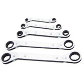 LANG TOOLS ROW5 Lang Tools Wrench Set - Ratcheting Offset - Sae Row-5