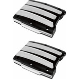 Performance Machine (Pm) Rocker Box Cover - Scalloped - Contrast Cut - Twin Cam 0177-2021-Bm