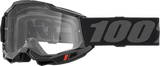 100% Accuri 2 Otg Goggle Black Clear Lens 50018-00006