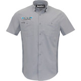 Throttle Threads Drag Specialties Vented Shop Shirt - Gray - Large Drg31St26Gylg