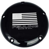 FEULING OIL PUMP CORP. 9154 Feuling Oil Pump Corp. American Derby Cover - Black - Twin Cam 9154