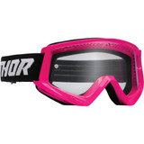 Thor Combat Goggles - Racer - Flo Pink/Black Thor Combat Goggles - Racer - Flo Pink/Black