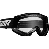 Thor Combat Goggles - Racer - Black/White