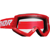 THOR 2601-3053 Thor Youth Combat Goggles - Racer - Red/White