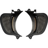 Custom Dynamics Led Vent Insert - Amber/White - Black W/ Stainless Mesh Cd-Rg-V-Aw2-B Custom Dynamics Led Vent Insert - Amber/White - Black W/ Stainless Mesh Cd-Rg-V-Aw2-B