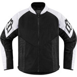 ICON 2820-5950 Icon Mesh Af Jacket - Black/White - Small