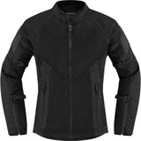 ICON 2822-1489 Icon Women'S Mesh Af Jacket - Stealth - 3Xl