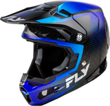 Fly Racing 73-4466L Fly Racing Formula S Carbon Protocol Hlmt Black Carbon/Blue Lg 73-4466L