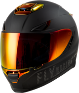 Fly Racing Sentinel Recon Helmet Matte Black/Fire Chrome Xl 73-8427X