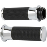 ARLEN NESS 07322 Arlen Ness Grips - Smoothie - Tbw - Chrome 07-322