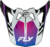 Fly Racing 73-0049 Fly Racing Formula Cp Krypton Visor White/Black/Purple M-2X 73-0049